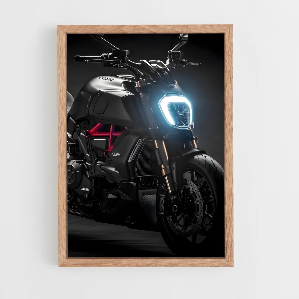 Poster Diavel en Fureur – affiche Ducati (vue 4)